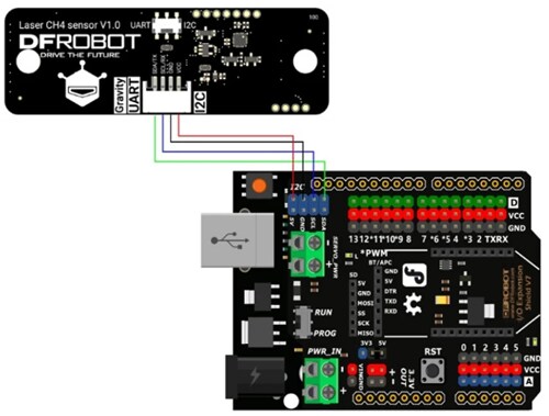 DFRobot Gravity Laser Quantitative Methane Sensor